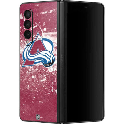 NHL Colorado Avalanche Frozen Galaxy Z Fold3 5G Skin